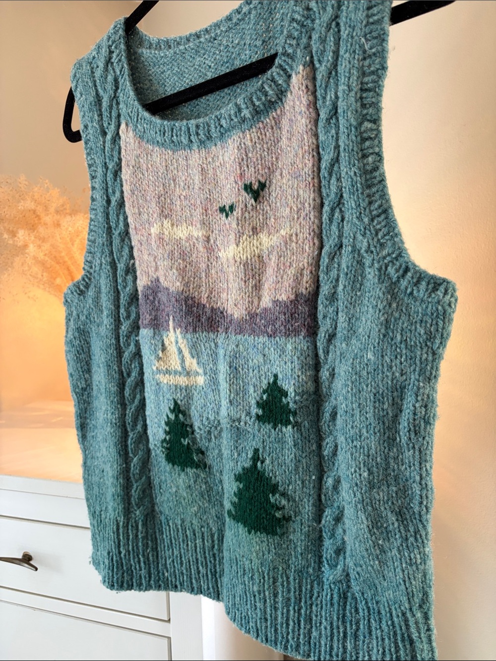 One of a Kind Coastal Sweater Vest - Picture 5 of 7